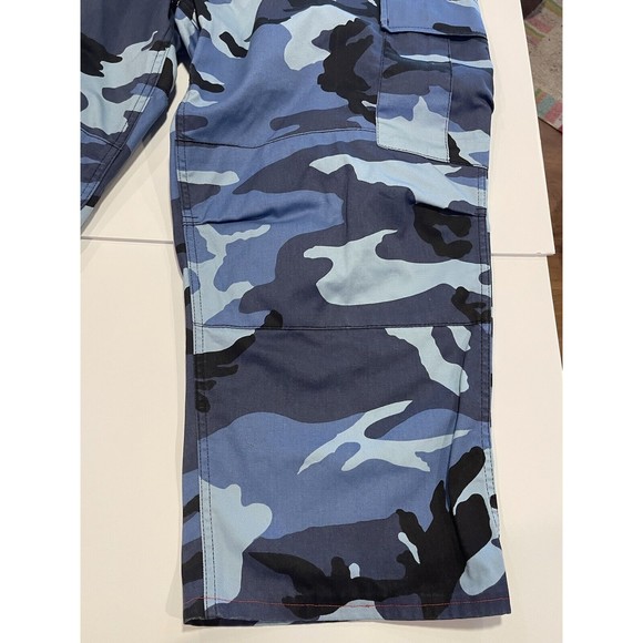 Rothco Blue BDU Pants Camouflage Tactical 6-Pocket Cargo Military Fatigues - Picture 5 of 16